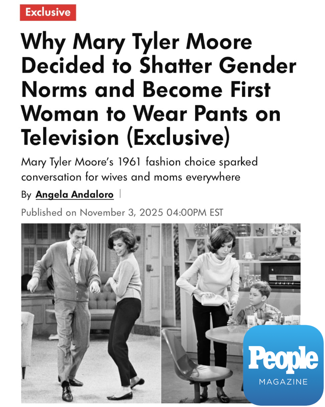 People Magazine 11/3/2025